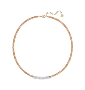 Swarovski Color Crystal Jewelry VIO NECKLACE Rose Gold -5192265 New - Picture 1 of 3