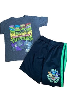 Nickelodeon And Epic Threads Teenage Mutant Ninja Turtles Shirt S 6/7 & Shorts 5 - Picture 1 of 17