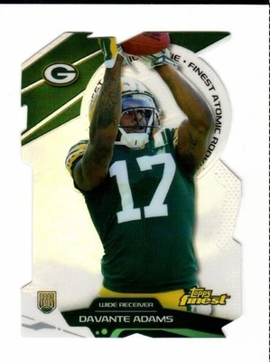 2014 Topps Finest Atomic Refractor Devante Adams Rookie Die Cut #FAR-DA- Rams - Image 1 of 2