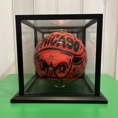 Sentrock X Chicago Bulls 2023 Arte del Juego BALONCESTO PINTADO A MANO - 1 DE 1 Foto 1 de 4