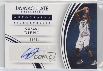 2015-16 Panini Immaculate Auto Blue /10 Gorgui Dieng #23 Auto - Image 1 of 2