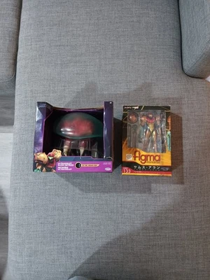 LOTE DE 2 METROID MAX FACTORY FIGMA SAMUS 133 & JAKKS PACIFIC ULTRAVIOLET GLOW Foto 1 de 4