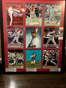 2008 Philadelphia Phillies World Series Champions Signed Photo Display COA's - Picture 1 of 24