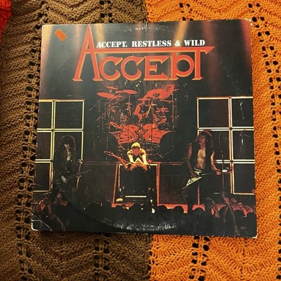 Accept Restless and Wild  83 Alternative Cover Metal Vinyl Record Rare Portrait  Foto 1 de 4