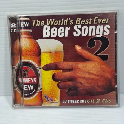 The World's Best Ever Beer Songs 2 Various Artists 2 Disc CD MUSIC CD OZ SELLER - Image 1 of 2