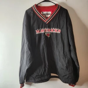 Chaqueta cortavientos Nebraska Omaha Mavericks UNO campeón de hockey talla grande de colección - Imagen 1 de 12