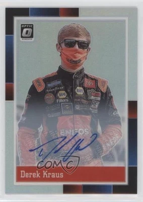 2021 Donruss NASCAR Optic Retro 1988 Holo Prizm Signatures /99 Derek Kraus Auto - Image 1 of 2