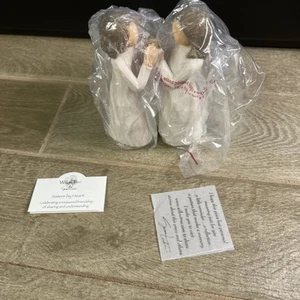 NEW! Willow Tree 2000 “Sisters By Heart”Figures Pair By Susan Lordi #26023 - Picture 1 of 8