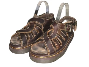 Dr. Martens Vintage Y2K Overlap Twist Fisherman Sandalen, US 6 Made In England - Bild 1 von 12