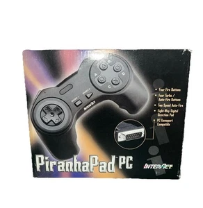 InterAct Piranha Pad PC Vntg 1998 NIOP #SV-231A Game Controller For Windows - Picture 1 of 10