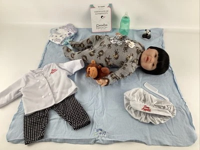 Paradise Galleries Bon Appetit Asian Doll Baby Cloth Body Ping Lau Soft Vinyl - Image 1 of 4