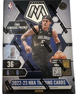 Caja bláster de baloncesto con mosaico Panini 2022-23 ¡Nueva! ¡Sin precio base! 🔥 Foto 1 de 4