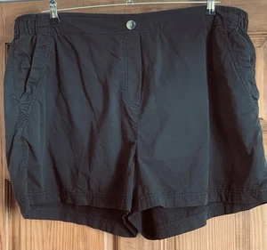 George Black High Rise Elasticated Back Canvas Shorts -Size 22 - Picture 1 of 2