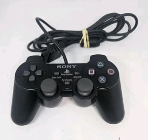 Mando Analógico Sony PlayStation 2 Dual Shock 2 SCPH-10010 Negro Sin Rumblers - Imagen 1 de 6