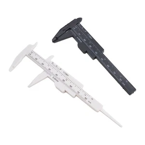 Caliper Gauge Sliding Vernier 80mm Caliper Gauge Measure Tool Mini Plastic - Picture 1 of 24