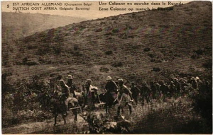 CPA Carte Postale Ruanda Une colonne en marche dans le Ruanda 1916 VM99742ok - Picture 1 of 2
