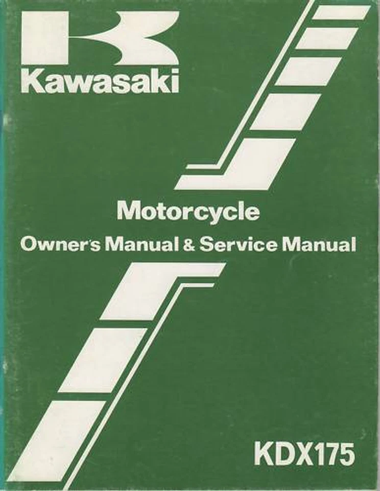 Kawasaki Motorcycle KDX175 1982 manual de servicio Foto 1 de 1
