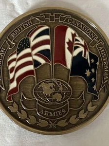 ABCA Armies Program US GB CA AU Challenge Coin - Bild 1 von 6