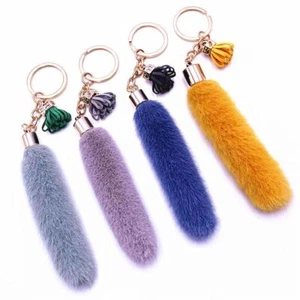 Llavero Lindo Borla Felpa Dibujos Animados Colgante Accesorios Creativo Regalo Llave para Coche - Imagen 1 de 22