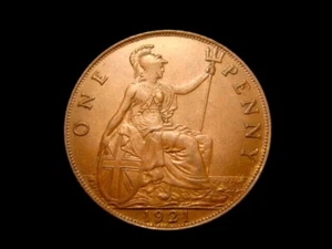 GRAN BRITÁNICA. GEORGE V. PENNY 1921. ¡Elección! Envío gratuito a EE. UU. - Imagen 1 de 2