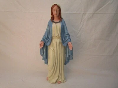 "Estatua de la Virgen María la Santísima Madre, resina resistente a la intemperie, 19 1/2"" de alto" Foto 1 de 4