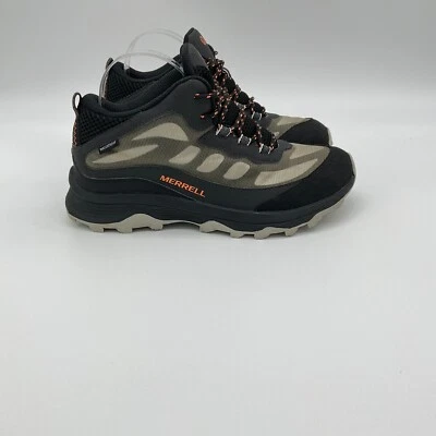 Merrell Moab Speed Mid Impermeable Niños Grandes Talla 6.5W Negro Bota de Senderismo Tenis Foto 1 de 4