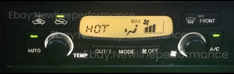 White Auto Climate Control AC LED Bulb Kit for Toyota 4Runner Limited 1999-2002 - Image 1 of 1