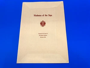 Madonna del Segno - Stampato per Friends of The Hammer Galleries, Natale 1939 - Foto 1 di 3