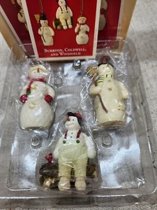 Hallmark Keepsake 2003 - Burrton Coldwell and Windfield Set of 3 Ornaments - Picture 1 of 6