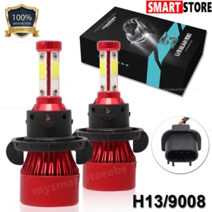 240W 32000LM 4-Sides LED headlight H13 9008 High & Low Beams 6000K XENON Bulbs - Picture 1 of 12