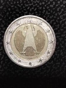 Germany 2014 A Error, 2 Euro coin, eagle, misprinting with eccentricity errors - Picture 1 of 9
