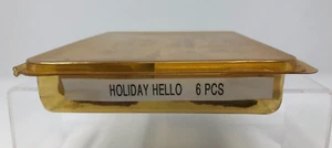 Stampin Up Holiday Hello Babbo Neve Angelo Set Timbri Legno Gomma Montati 2000 - Foto 1 di 4