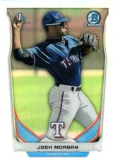 2014 Bowman Chrome Draft Refractors #CDP90 Josh Morgan Texas Rangers