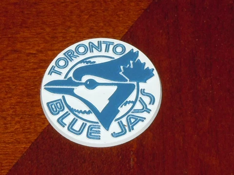 TORONTO BLUE JAYS Vintage Old MLB RUBBER Baseball FRIDGE MAGNET Standings Board Cover