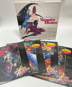 Vampire Hunter LD Box Laserdisc 1-4 Set Completo Capcom Juego Animación - Imagen 1 de 13