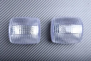 Pair of LED White Clear Rear Turn Signals Lenses HONDA CBR 900 RR 893 1994-1995 - Picture 1 of 4