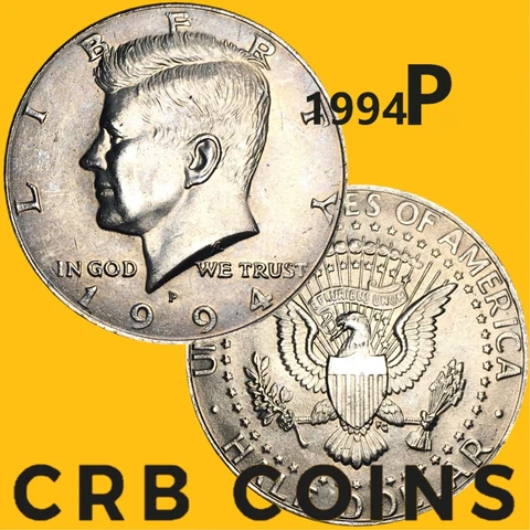 1994-P United States Kennedy Half Dollar - (Circulated) KM#A202b - HD94P Cover
