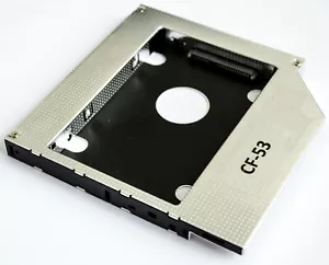 Per Panasonic Toughbook CF-53 Hard Disk Caddy HDD Tray per Slot DVD Ottico - Foto 1 di 5