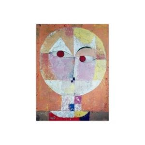 Stampa su Tela su Carta Poster o Quadro Paul Klee Senecio (detail) - Imagen 1 de 2