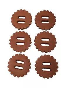 Berlin Custom Leather Rosette with .5 in Slot and 1.75 in Round - Picture 1 of 1