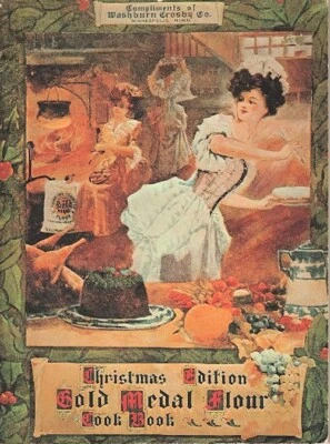 1904 Gold Medal Flour Christmas Cook Book 1970 Reprint Original Advs. Recipes - Image 1 of 3