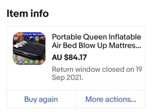 Portable Queen Inflatable Air Bed Blow Up Mattress with Built In Pump Camping AU - Picture 1 of 1