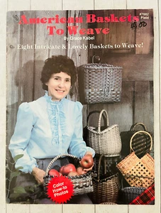 Vintage American Baskets to Weave Book by Grace Kabel 1988 #7882 Heart Basket - Imagen 1 de 2