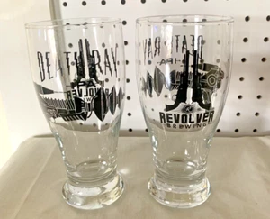 1 Revolver Brewing Death Ray IPA Laser Gun Craft Beer Glass Texas Pew Pew Space - Picture 1 of 9