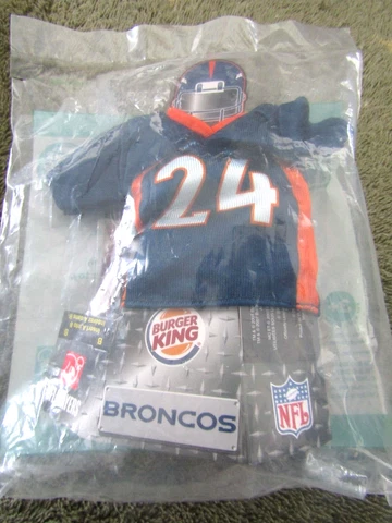 RARE 2007 CHAMP BAILEY BURGER KING GIVEAWAY, NFL JERSEY #24 DENVER BRONCOS Cover