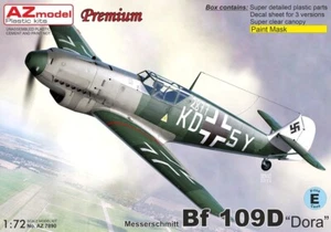 AZmodel 7890 1/72 Messerschmitt Bf-109D "Dora" plastic kit - Picture 1 of 2