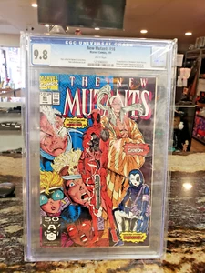 MUTANTS #98 CGC 9.8 HI GRADE MARVEL COMIC KEY 1ST DEADPOOL, GIDEON & COPYCAT - Picture 1 of 16