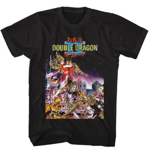 Double Dragon II Technos Video Game The Revenge Fighters Men's T Shirt - Picture 1 of 5