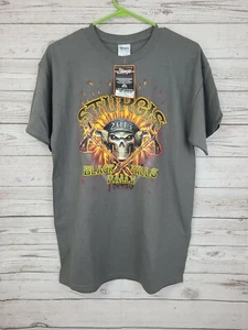 Official License NWT Sturgis Black Hills Rally 2013 T-Shirt Size Medium Skull Ax - Picture 1 of 11