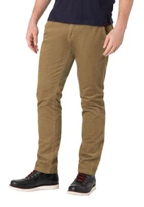 Timezone Pantalón Chino Hombre Regular LuiTZ - Fit - Gris Braun Verde W29-W38 - Imagen 1 de 16